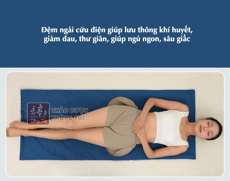 Thảm ngải cứu Trung Hoa sưởi ấm trị đau mỏi lưng xương khớp hiệu quả - Ảnh 7
