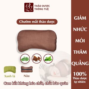 Túi CHƯỜM MẮT thảo dược thư giãn, ngủ ngon, giảm thâm quầng, giảm nhức mỏi mắt