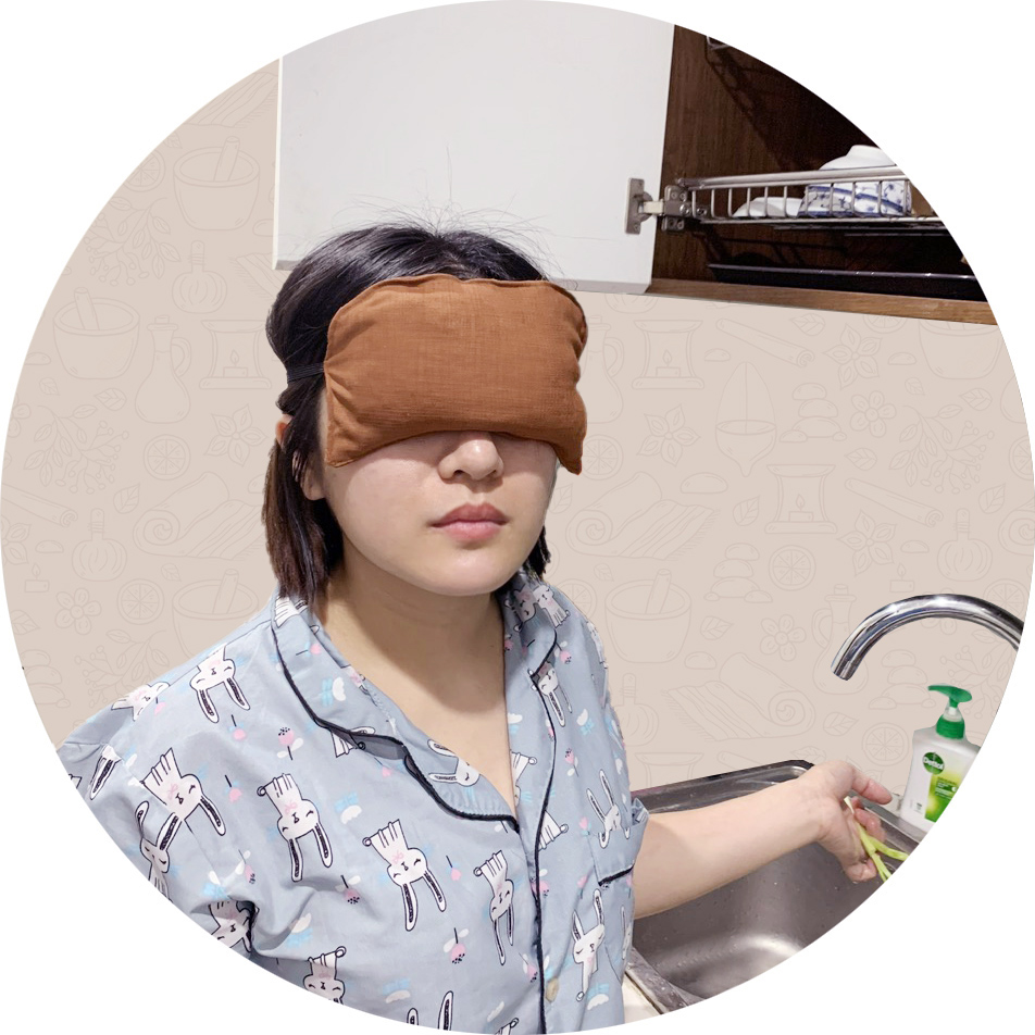 Túi CHƯỜM MẮT thảo dược thư giãn, ngủ ngon, giảm thâm quầng, giảm nhức mỏi mắt - Ảnh 6